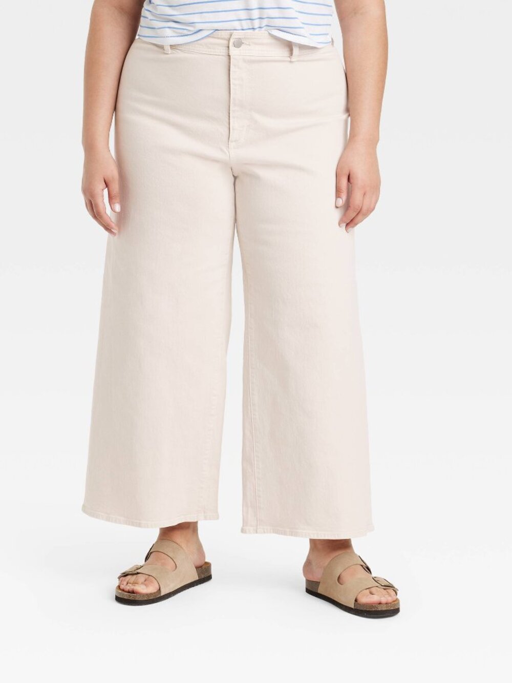 NWT Women's Universal Thread Size 17 High-Rise Wide Leg Ankle Jeans